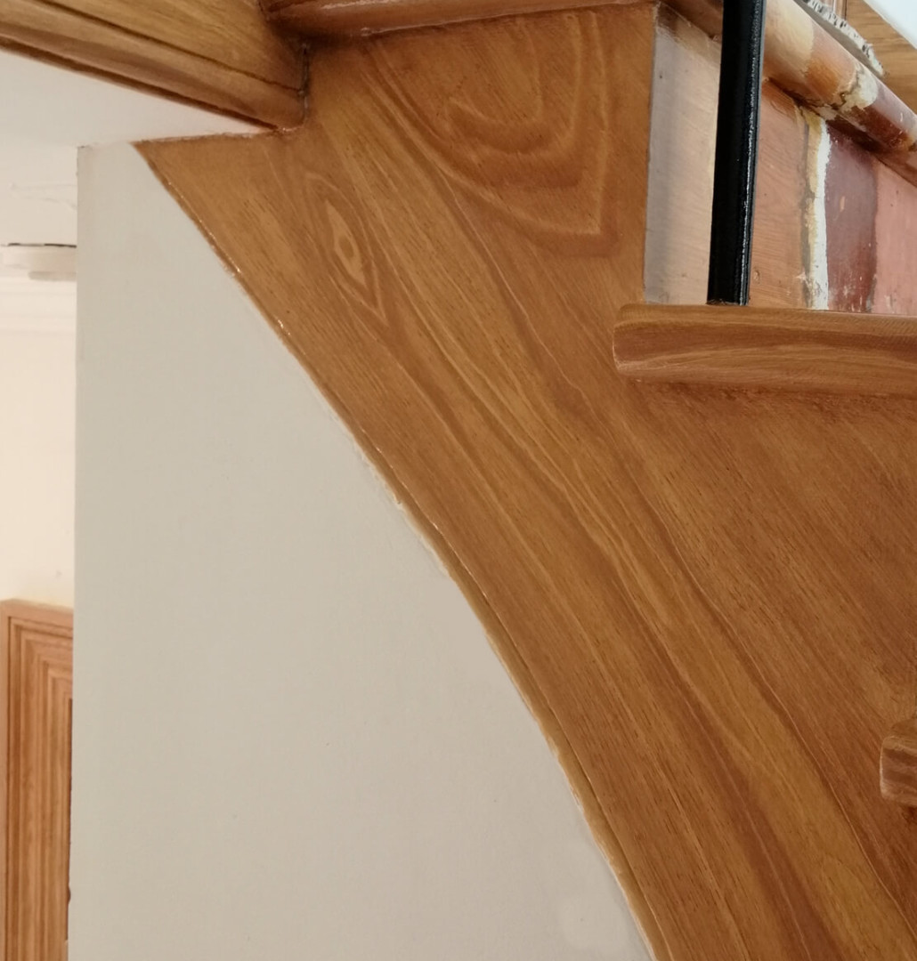 Wood Grain Staircase